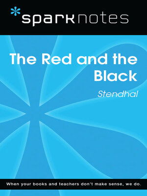cover image of The Red and the Black: SparkNotes Literature Guide